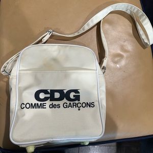 Authentic Comme des Garcons canvas crossbody bag